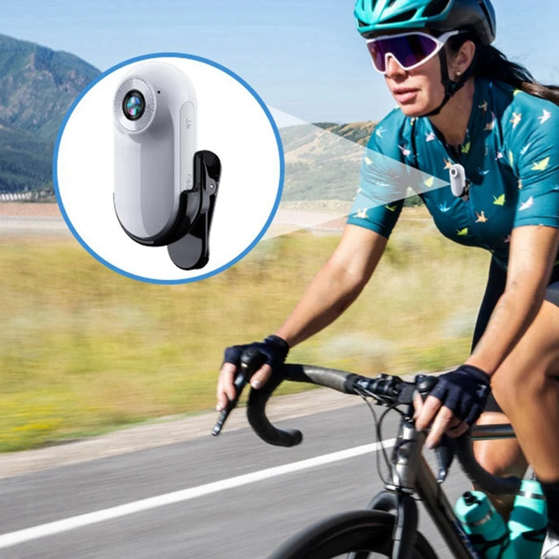 N11R- Pet Collar Camera For Pet Camera And Monitor With Wide Angle Lens, Mini Portable Stabilized Sports Body Camera